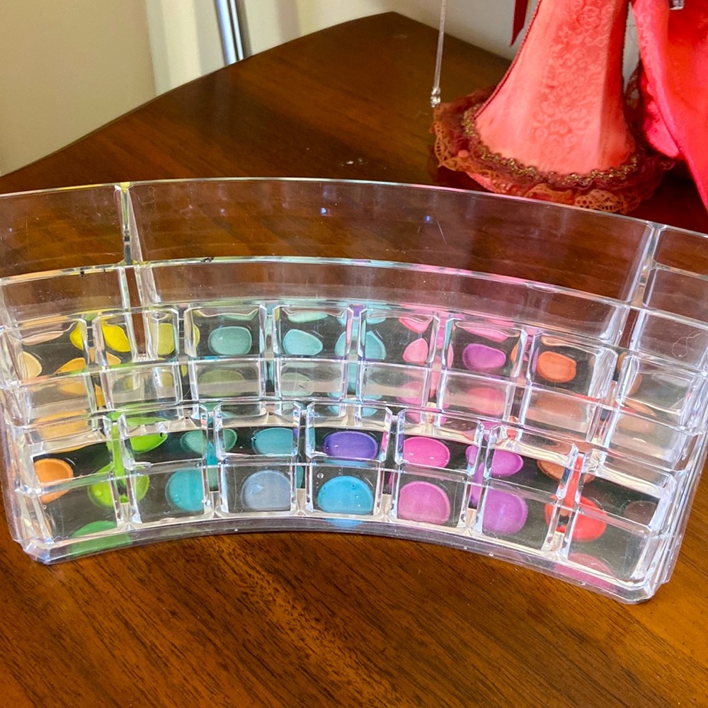Gently used acrylic organizer